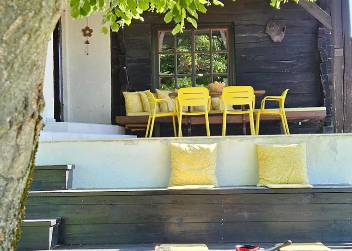 شاليه Martin's Family With Hot Tub & Views